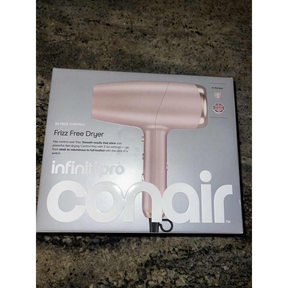 Conair Infiniti Pro White Hair Dryer Frizz-Free